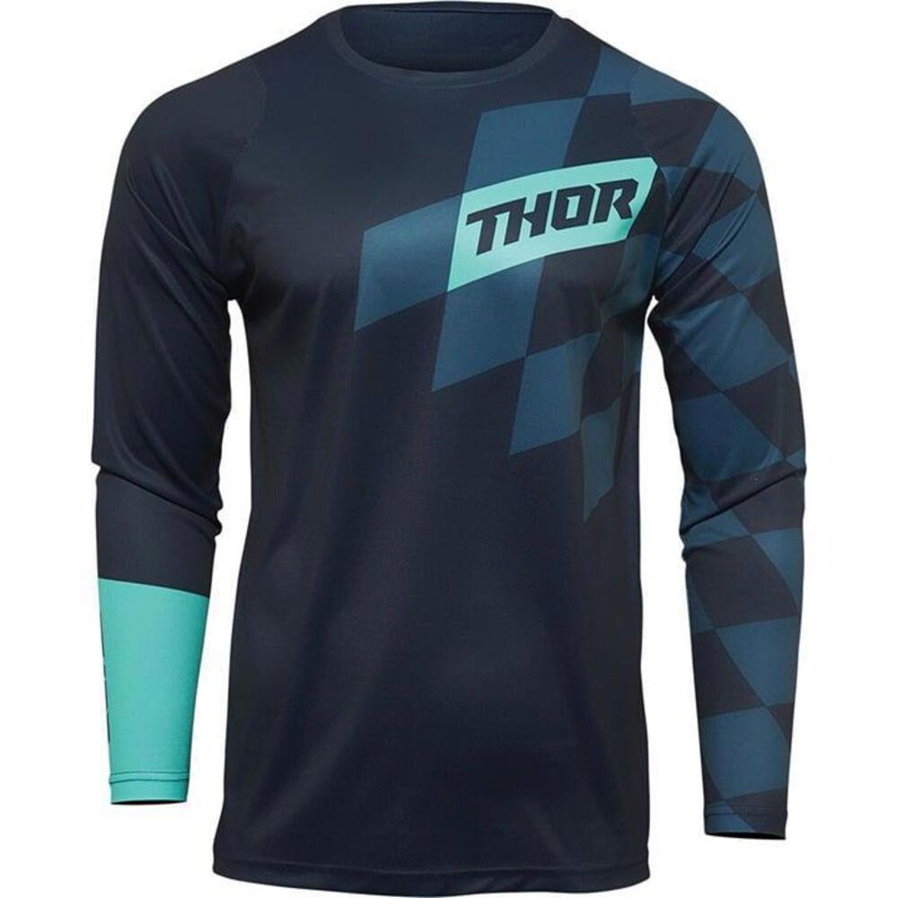 Thor | Sector Birdrock | Motocross Jersey | M | SM | Midnight & Mint